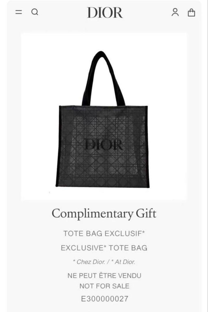 【平日限定特価】Dior/海外限定ノベルティ メッシュトートバッグ Christian Dior - 【平日限定特価】Dior/海外限定ノベルティ