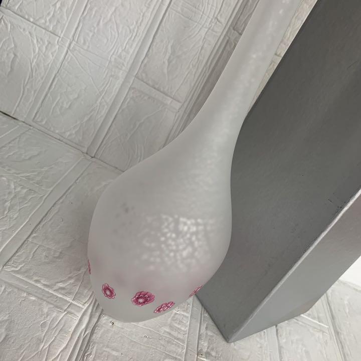新品未使用 花瓶 一輪挿し インテリア 花柄