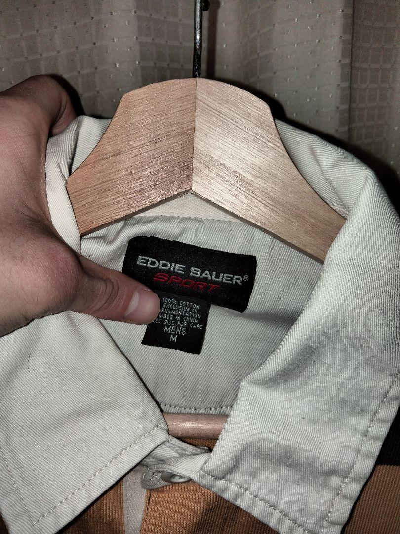 【eddie bauer sport】90s ラガーシャツ