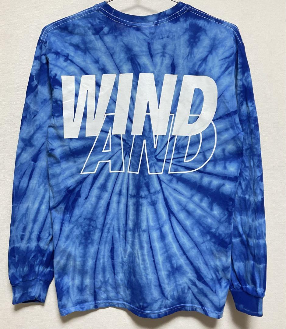 WINDANDSEA ウィンダンシー キムタク着 タイダイロンT XL キムタク着 私物 同柄同色 ウィンダンシー タイダイ ロンT 長袖