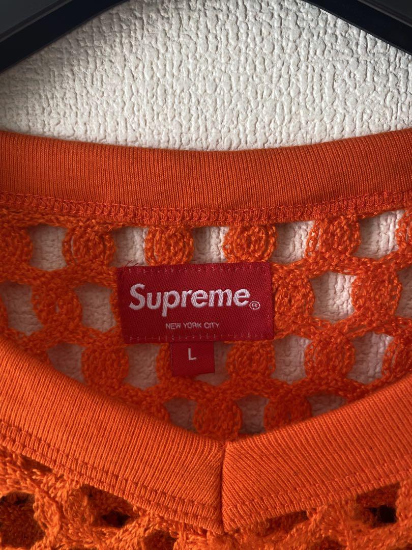 トップス Supreme Crochet Football Jersey \"Orange\"