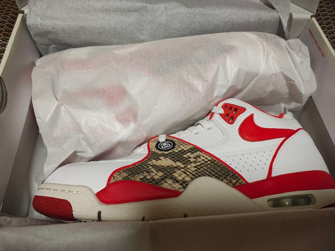 新品29cm Nike x Stussy フライト89 ハバネロレッド 新品29cm Nike x Stussy フライト89 ハバネロレッド