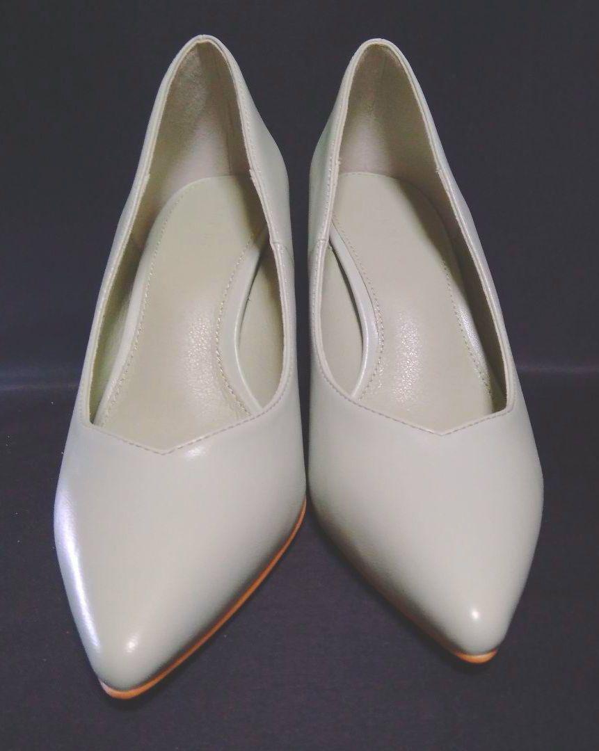 【未使用新品】RANDA ランダ  ハイヒール  薄グリーン色 22.5cm