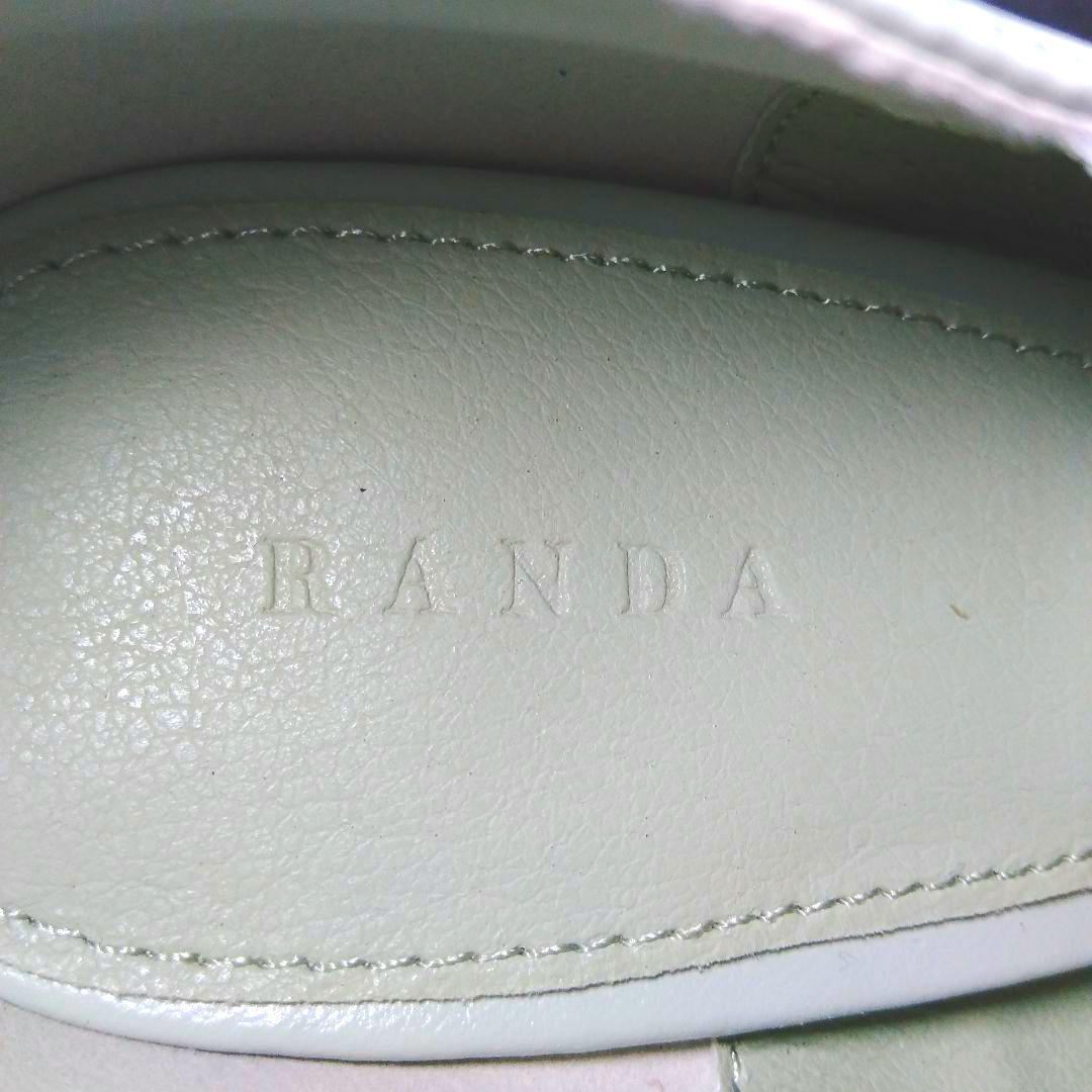 【未使用新品】RANDA ランダ  ハイヒール  薄グリーン色 22.5cm