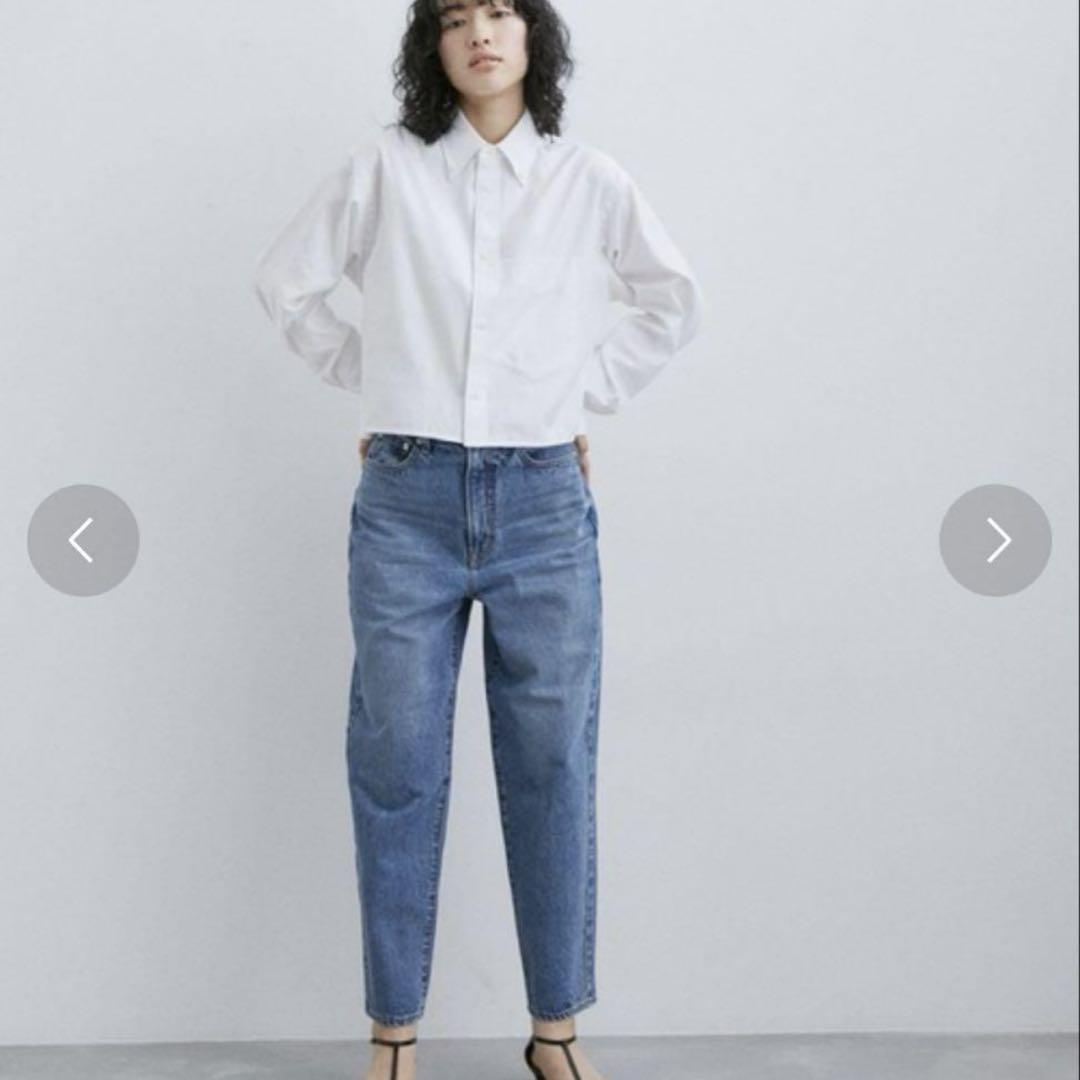 NEEDBY heritage テーパードデニムパンツ