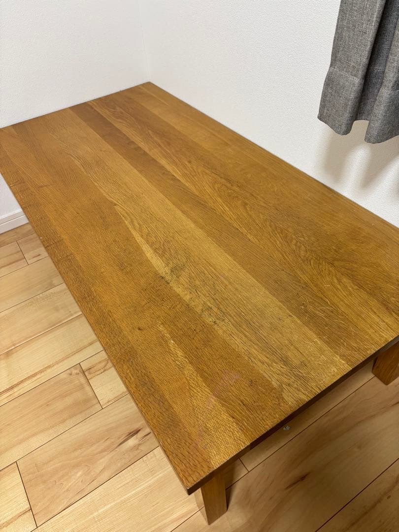 無印 ローテーブル オーク材 120×60cm 無印 ローテーブル オーク材 120×60cm