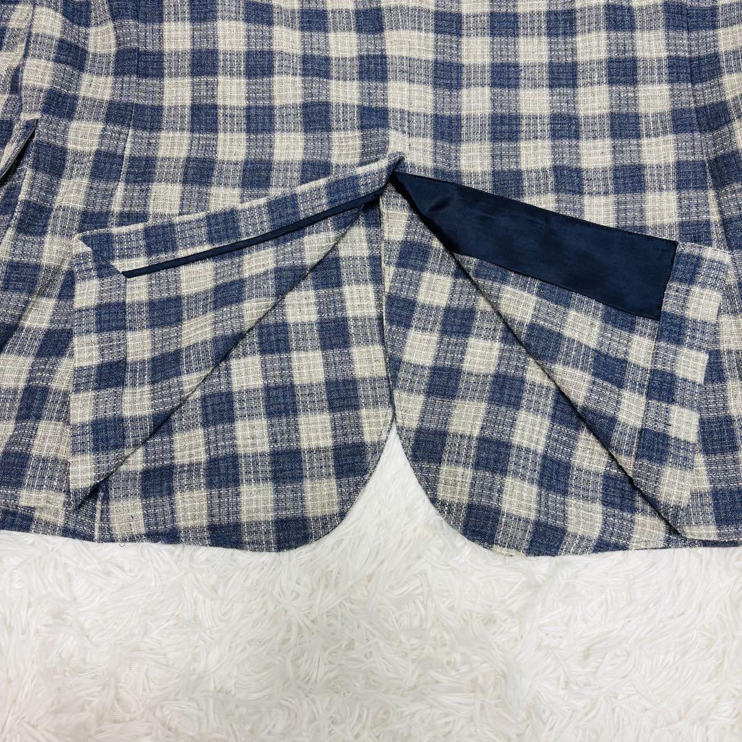 美品 山本寛斎 サマージャケット リネン混 薄手 2way 大きいサイズ 2XL