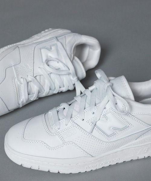 New Balance 550 ホワイトスニーカー