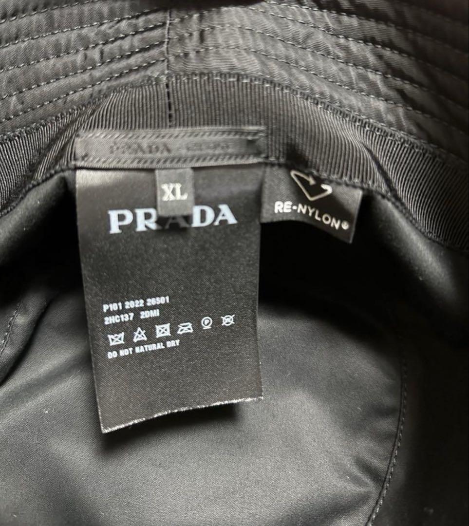(美品) PRADA バケットハットXL (希少サイズ)