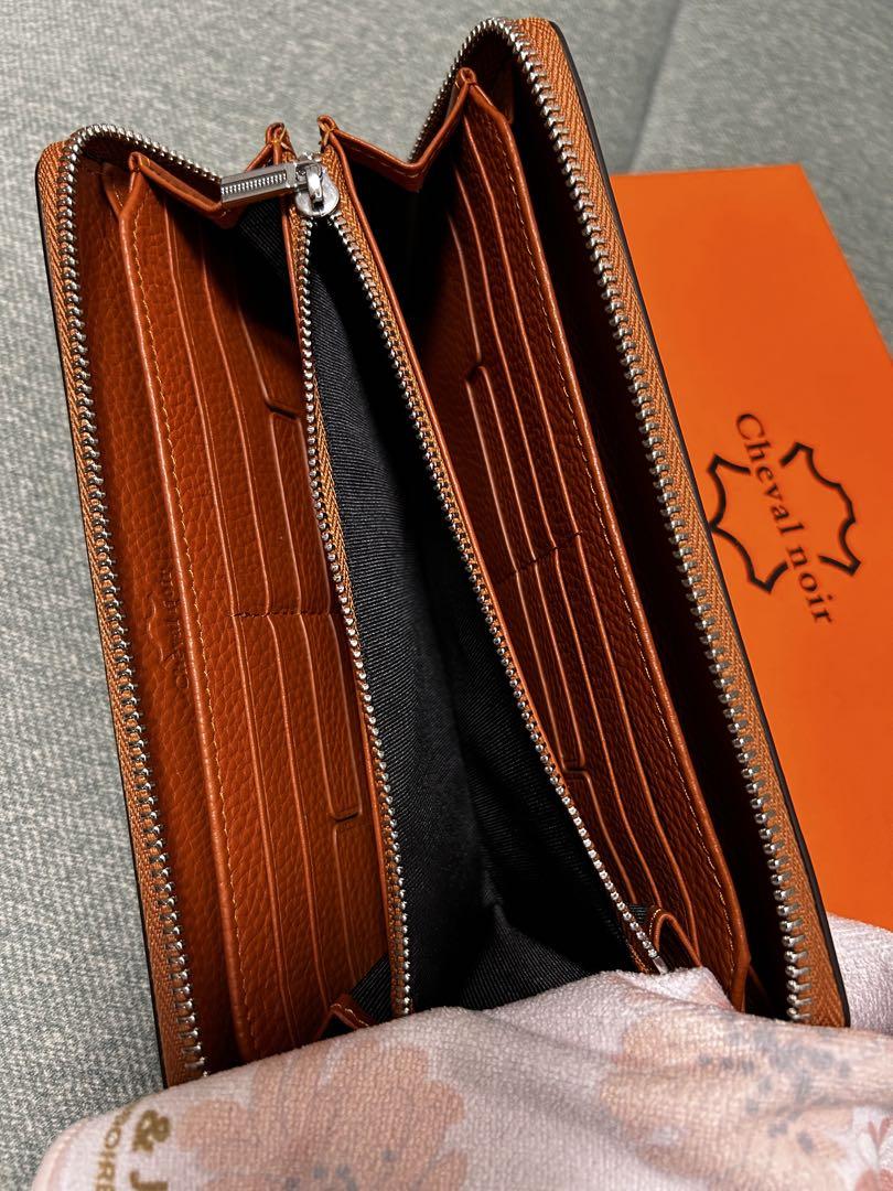 Cheval noir 本革　長財布　ネイビー