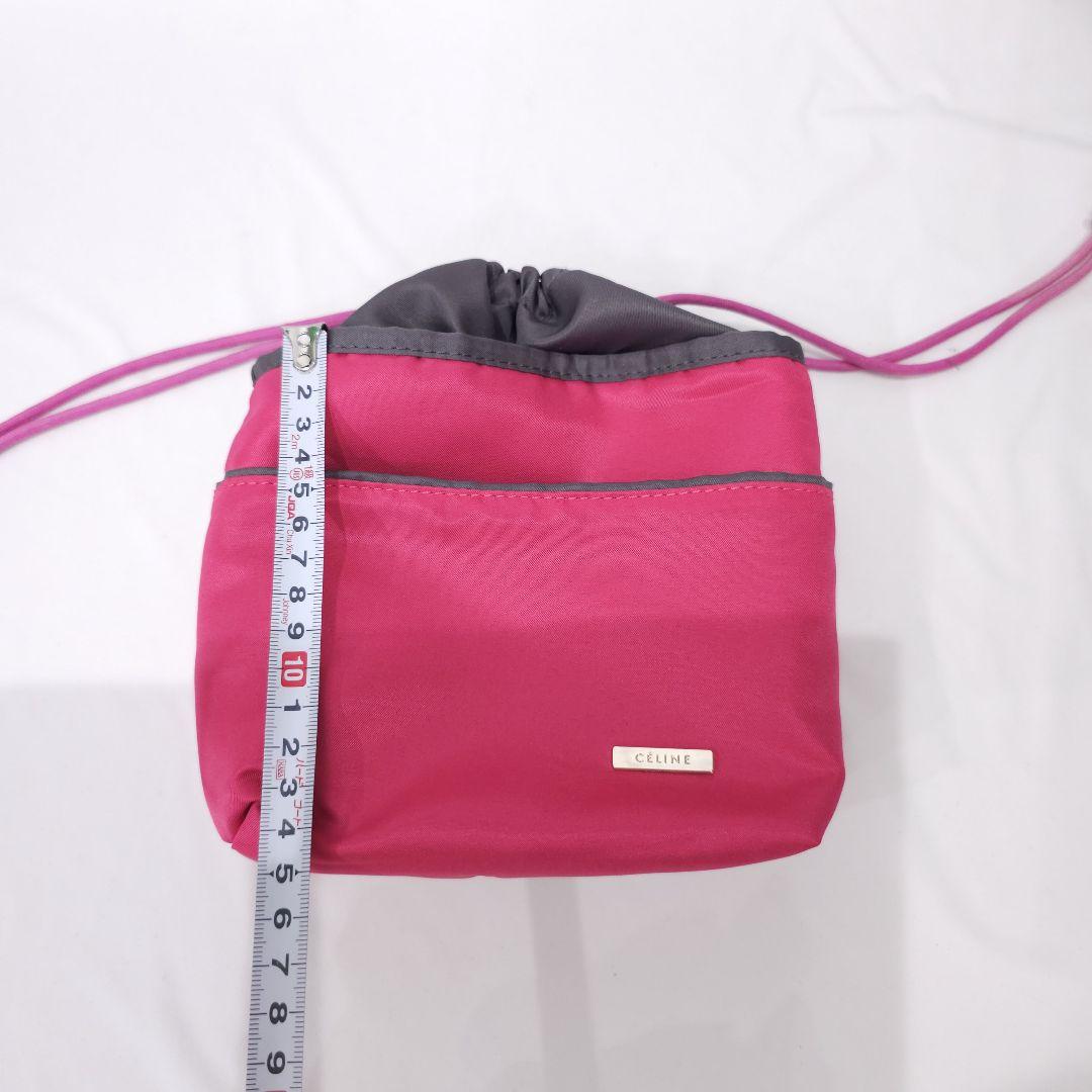 新品 CELINE セリーヌ 巾着 ポーチ ハンカチ セット ピンク