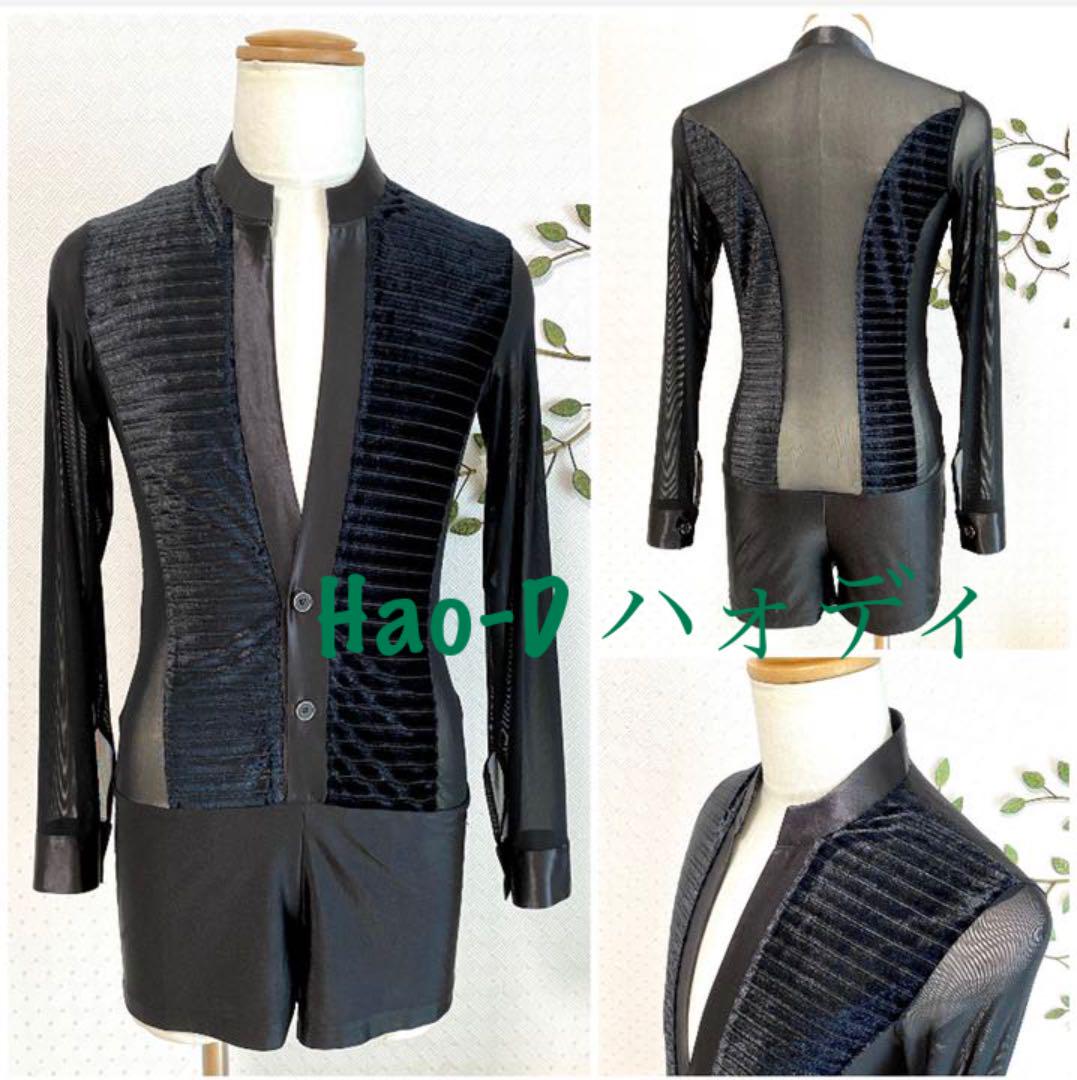 Hao-D★新品★メンズシャツ★ラテン★リズム★社交ダンス★サルサ★ハオディ66