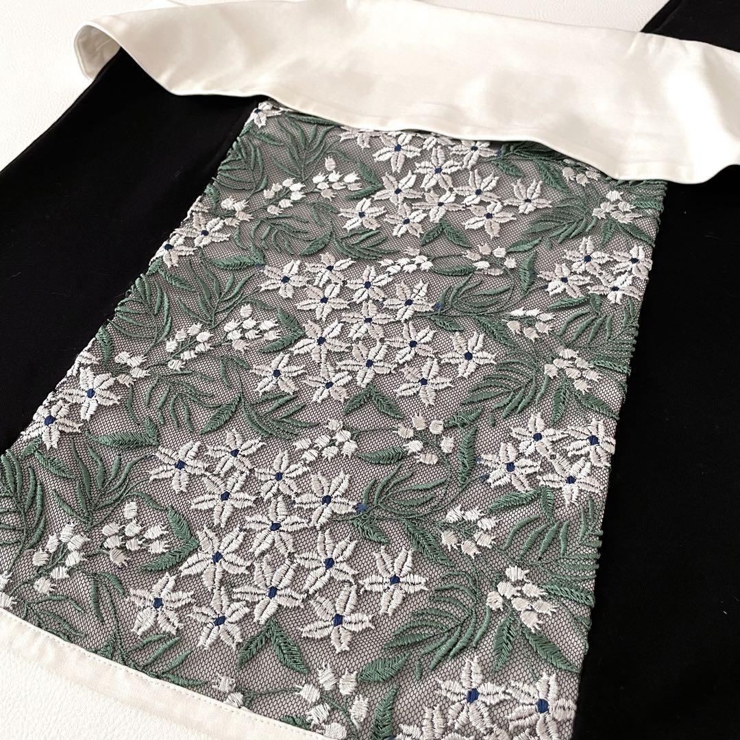 Mame Kurogouchi マメクロゴウチ ノースリーブ トップス 花刺繍