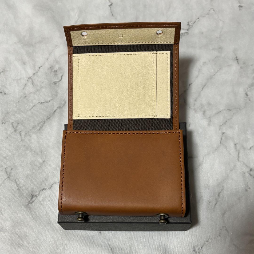 【新品・正規品】エムピウ ミッレフォッリエII P25 コニャック 二つ折り財布