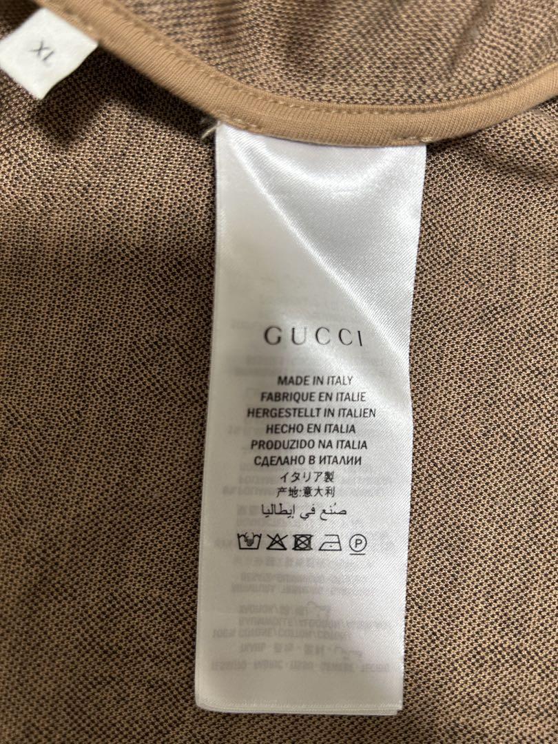 GUCCI GGロゴジャ−ジ　※ベージュXL