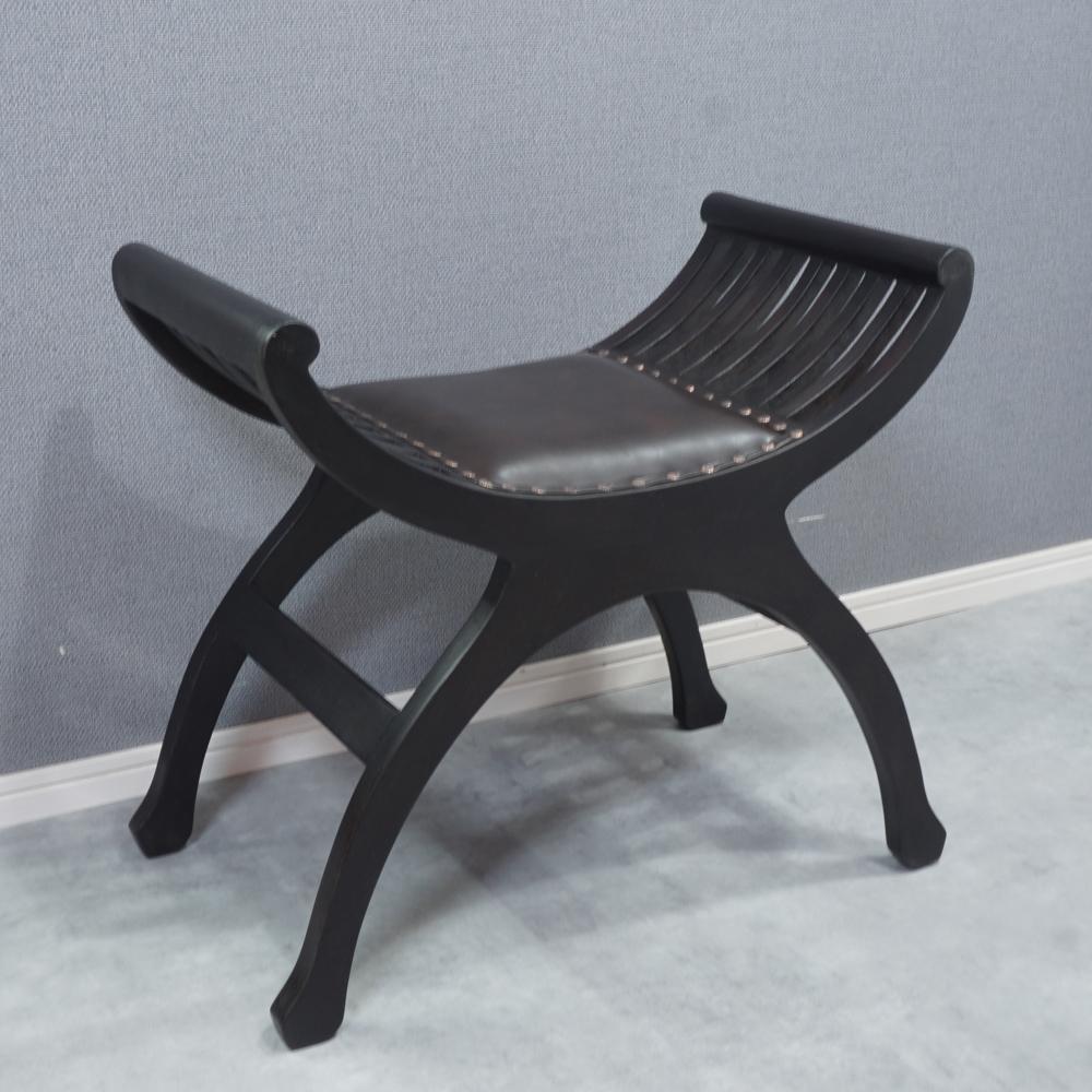 カルティニチェアB革シート 椅子 バリ家具 アジア家具