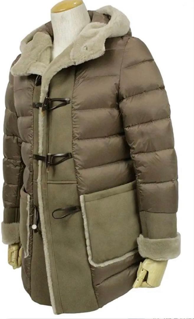 エンメティ ムートン ダウンダッフルコート エンメティ ムートン ダウンダッフルコート