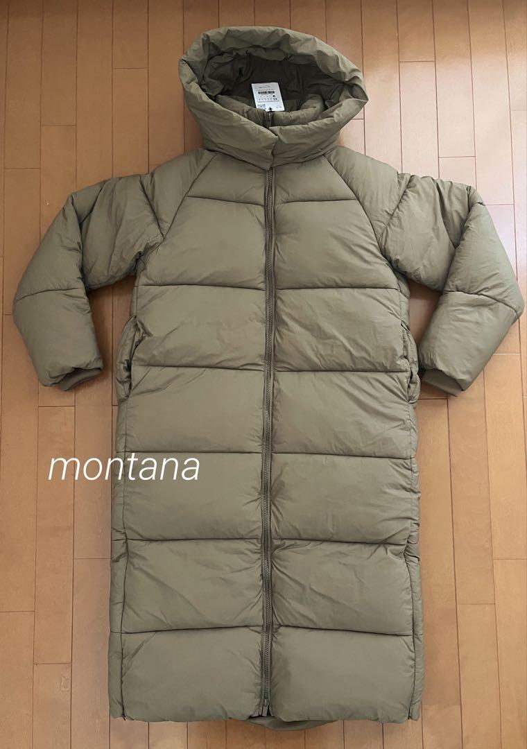 新品 2024aw ZARA 撥水 耐風 ロングダウンコート ダークオリーブ
