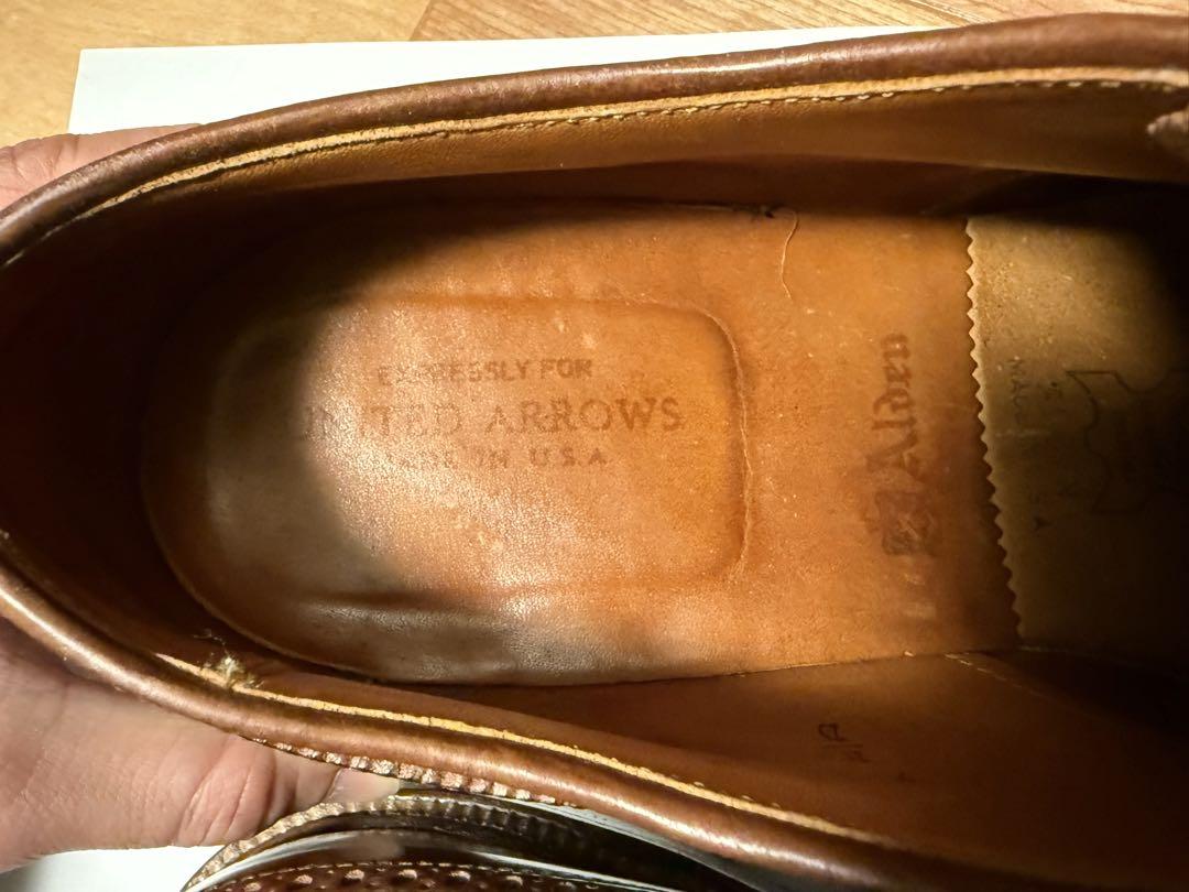 オールデン　Alden 97891 ウイスキー 9D ユナイテッドアローズ別注