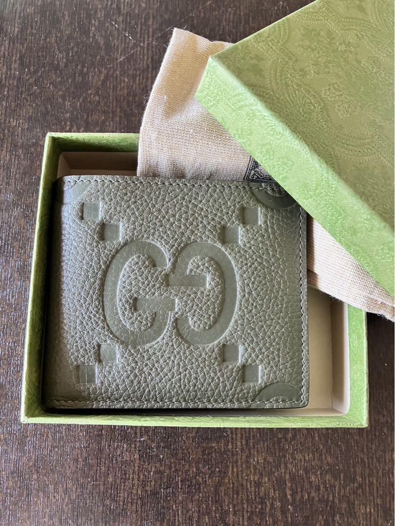 【新品・正規品】GUCCI グリーンレザー 二つ折り財布