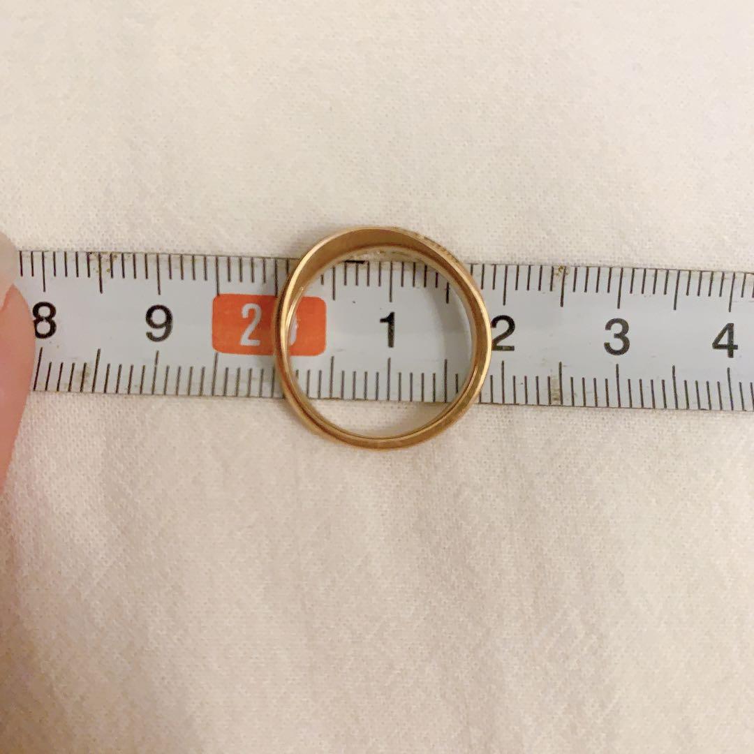4°C リング　ピンクゴールド　4C