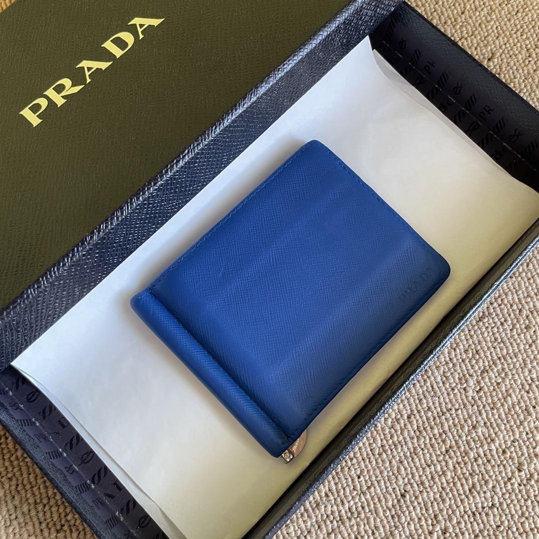 正規品❤️美品⭐️プラダ長財布 PRADA 男女 二つ折り