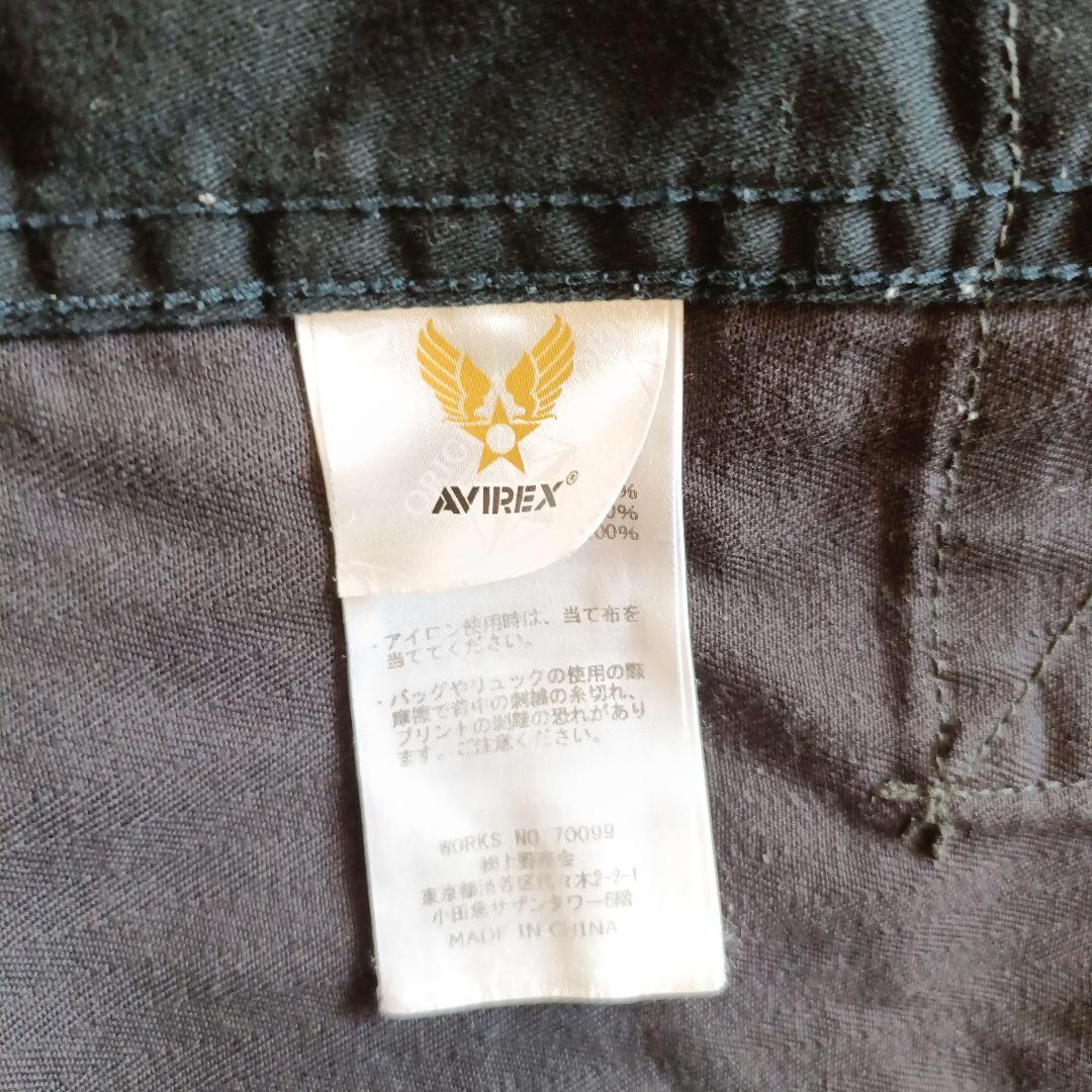 【 AVIREX 】トップガン ミリタリーシャツ L ブラック 【 AVIREX 】トップガン ミリタリーシャツ L ブラック