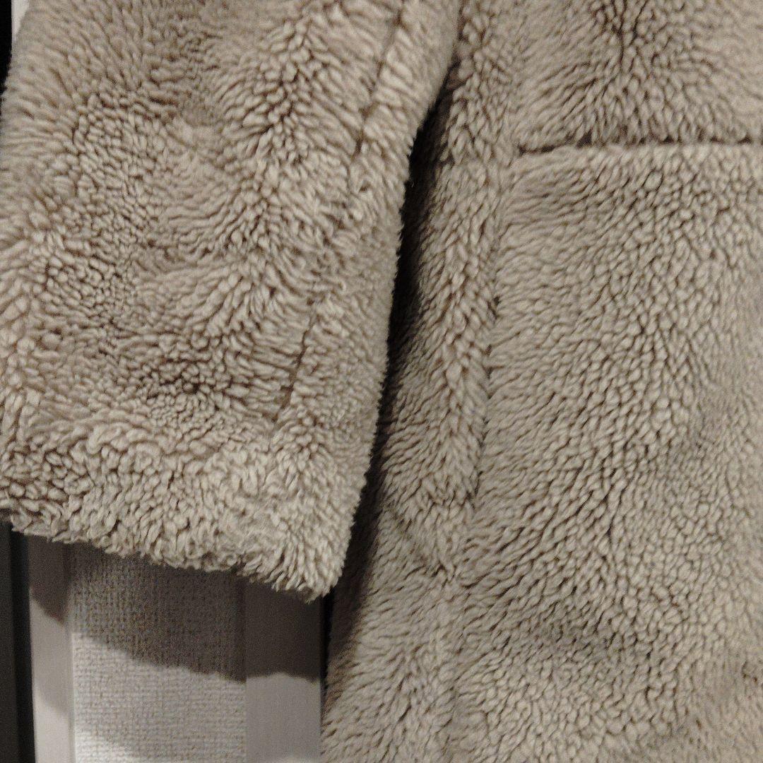 エストネーション ウール混紡 ロングコート ベージュ ボアコート エストネーション ウール混紡 ロングコート ベージュ ボアコート