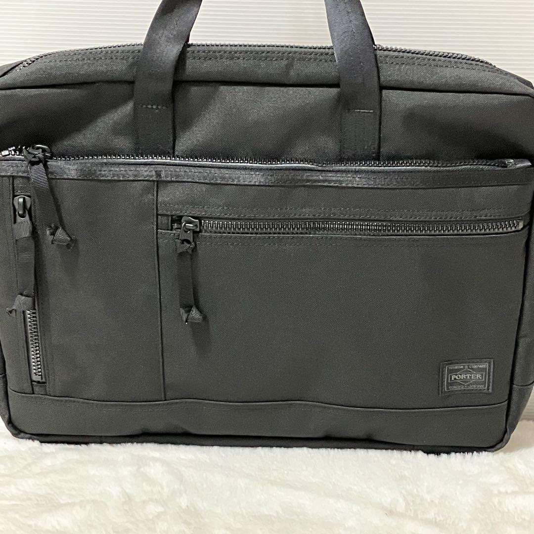未使用級 PORTER インタラクティブ 2way ショルダー ビジネス バッグ