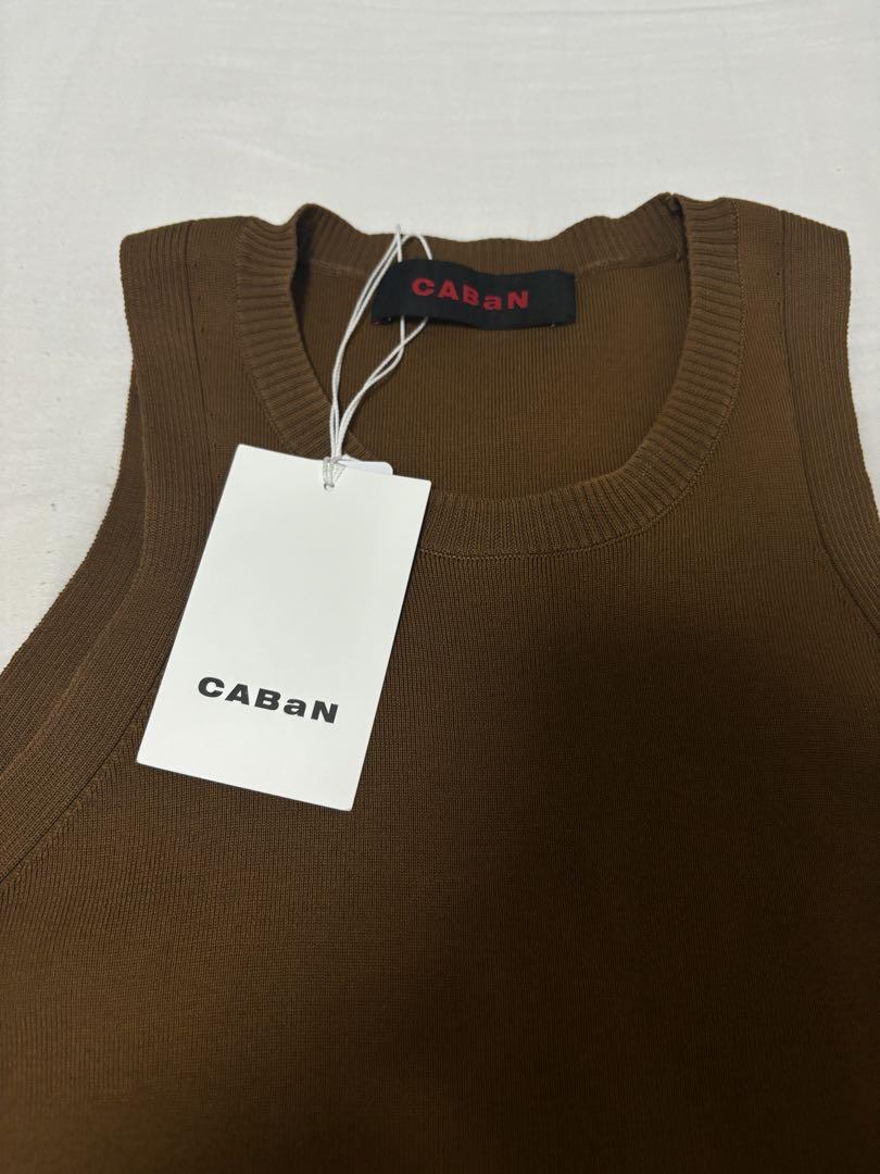 CABaN コットンポリエステル アメリカンスリーブクロップドプル