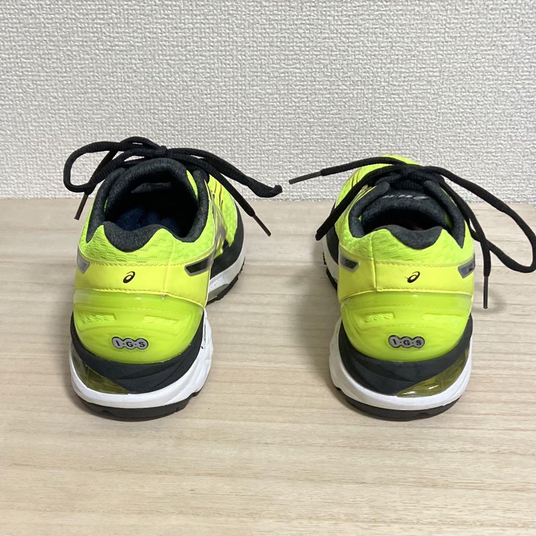 美品 asicsアシックス GT-2000 イエロー 25cm