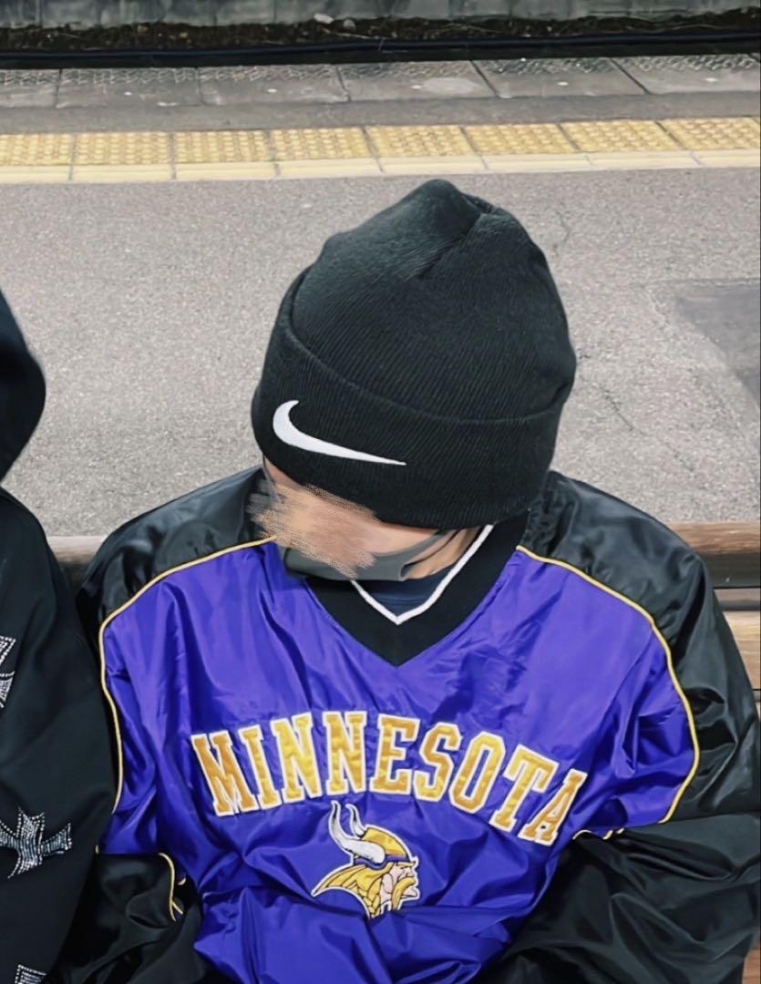 Nike Stussy 黒 ニット帽