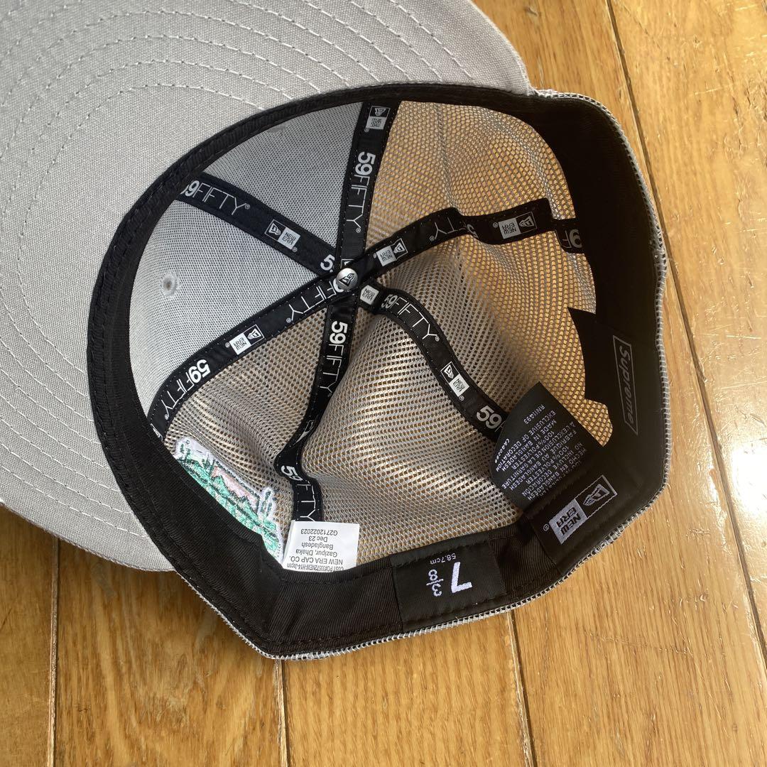 (Suprem)Box Logo Mesh Back New Era®Grey