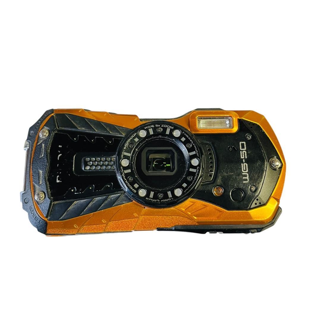 RICOH WG-50 オレンジ リコー 本体のみ ジャンク RICOH WG-50 オレンジ リコー 本体のみ ジャンク - メルカリ