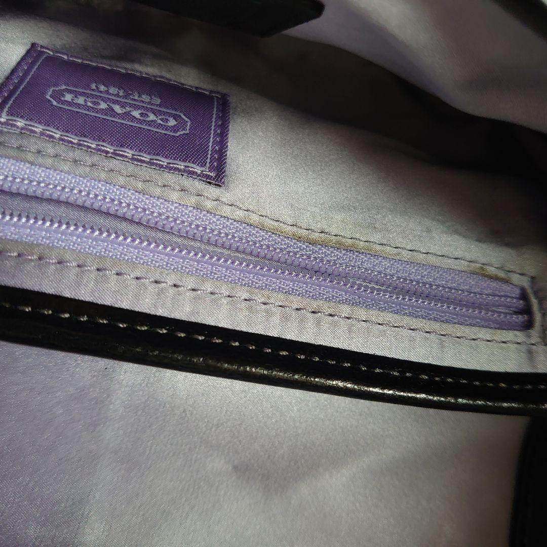 COACH ハンドバッグ 黒 チェーン 結婚式 バック パーティー