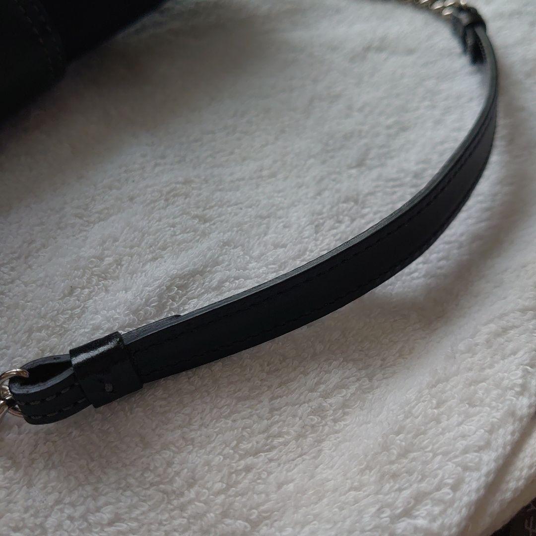 COACH ハンドバッグ 黒 チェーン 結婚式 バック パーティー