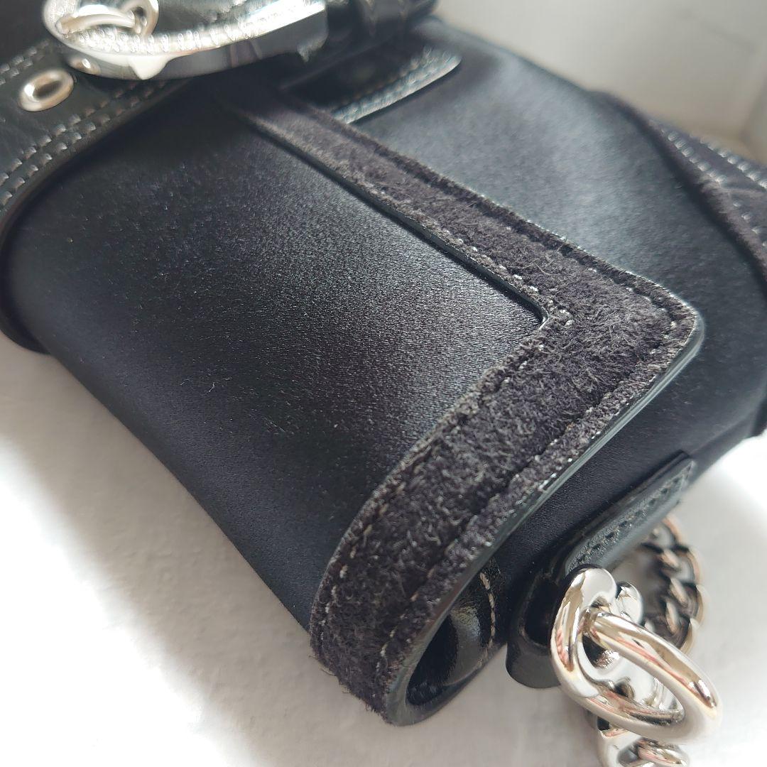 COACH ハンドバッグ 黒 チェーン 結婚式 バック パーティー