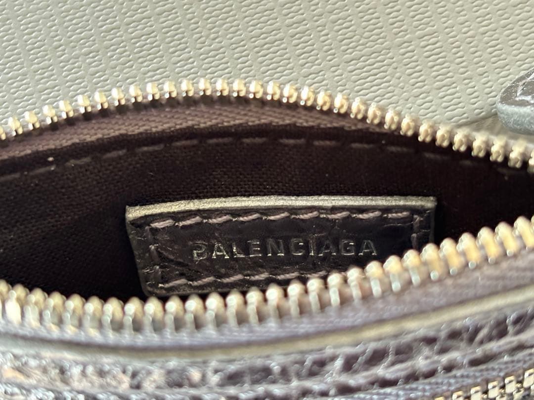 バレンシアガ コインパース シルバー 【未使用】 バレンシアガ コインパース シルバー 【未使用】