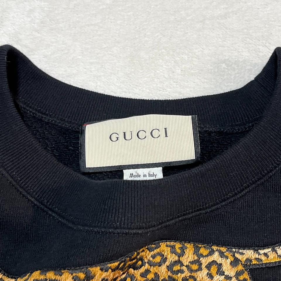 GUCCI 527743-X9X94 タイガー刺繍ヴィンテージロゴスウェット