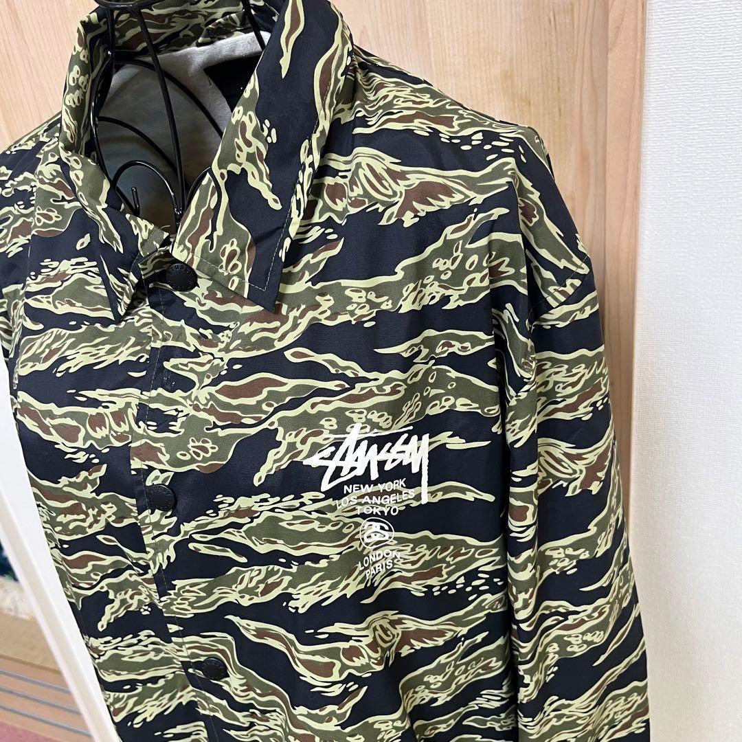 stussy 迷彩ジャケット L STUSSY ステューシー ジャケット メンズ Camo Cruize Coach
