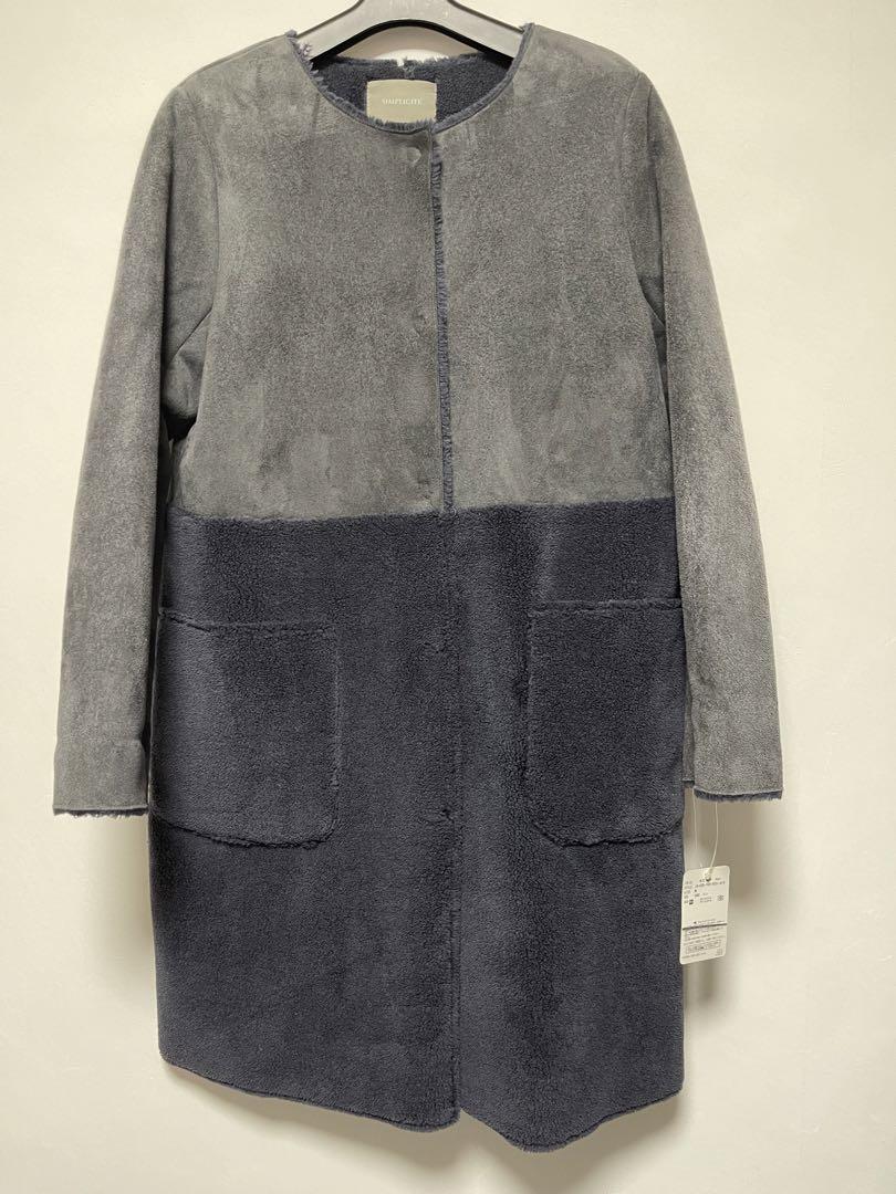 【新品】送料込 SIMPLICITE　シンプリシテェ ボア ムートン コート 5,096円