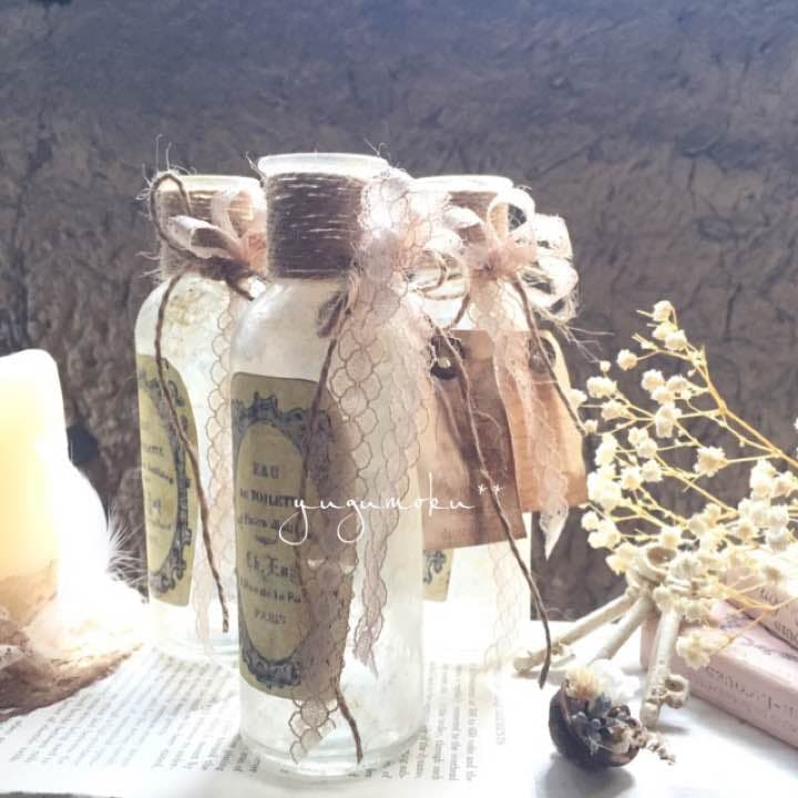 out あいち様 ナチュラルアンティーク♪スモーキー花瓶