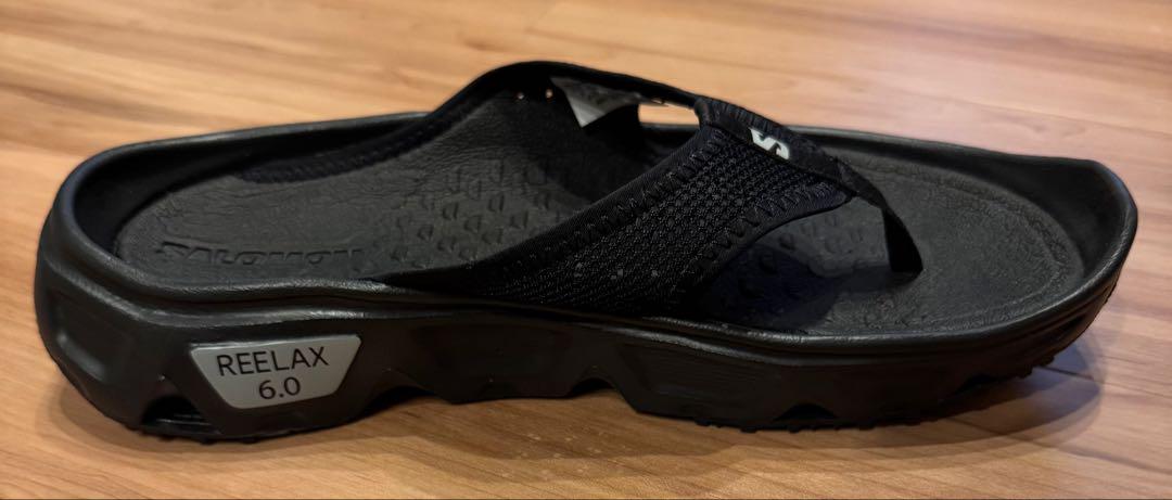 SALOMON REELAX 6.0 リカバリーサンダル 黒 24.5cm