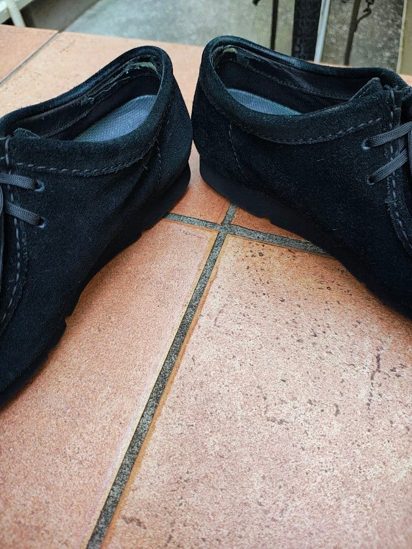 goretex クラーク ブラックスエード27.5cm・Clarks MEDICALDB_JP