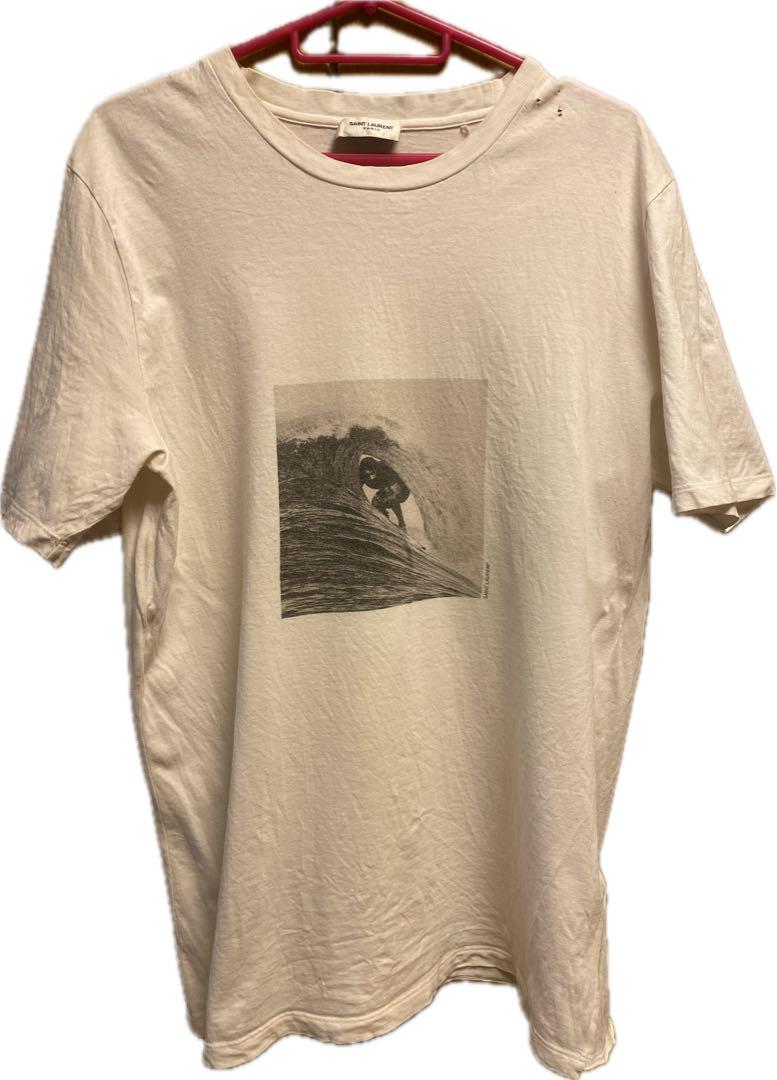正規 Saint Laurent サンローランパリ サーフ フォト Tシャツ