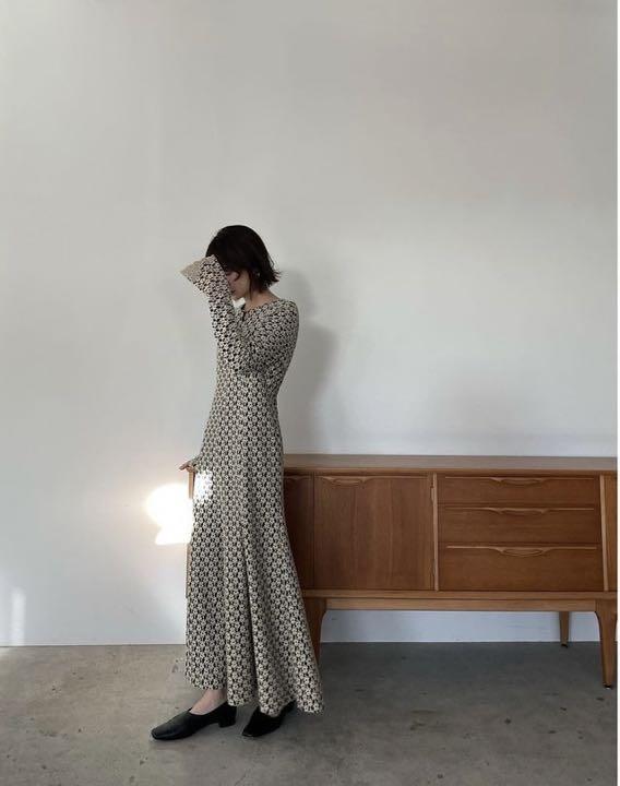 クラネ CLANE 3D FLOWER LACE ONE PIECE ワンピース