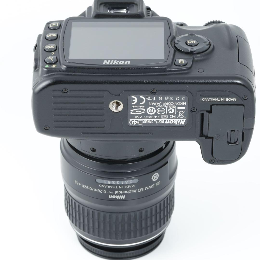 118★ 初心者 デジタル一眼レフ NIKON ニコン D40スマホ転送