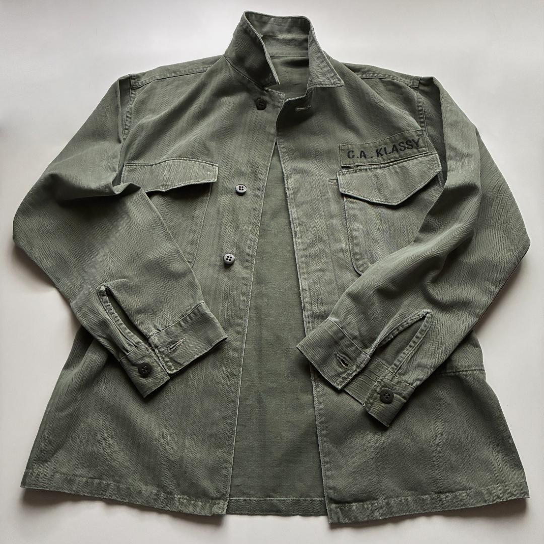 セール 登場から人気沸騰 HBTヘリンボーンM~L相当 P-53 USMC 50s 米軍実物 メルカリ - パンツ