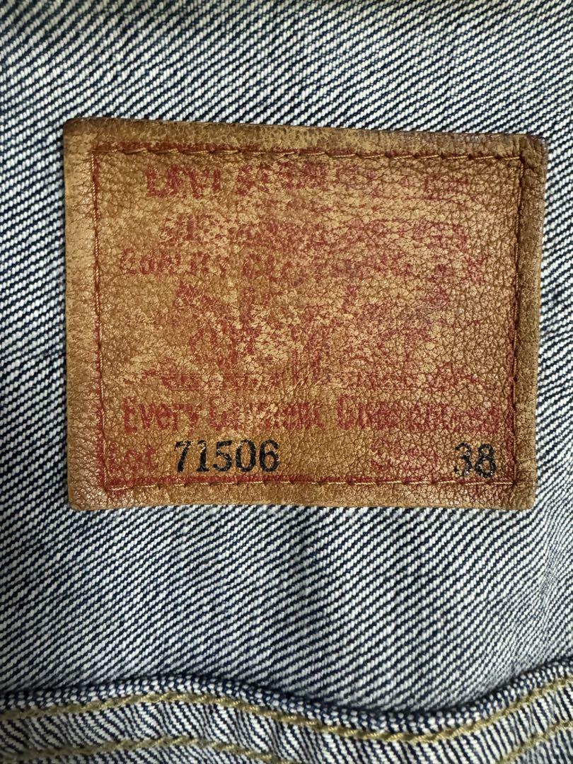 LEVI'S 1st 71506 旧日本製 復刻ビッグE デニムジャケット 38