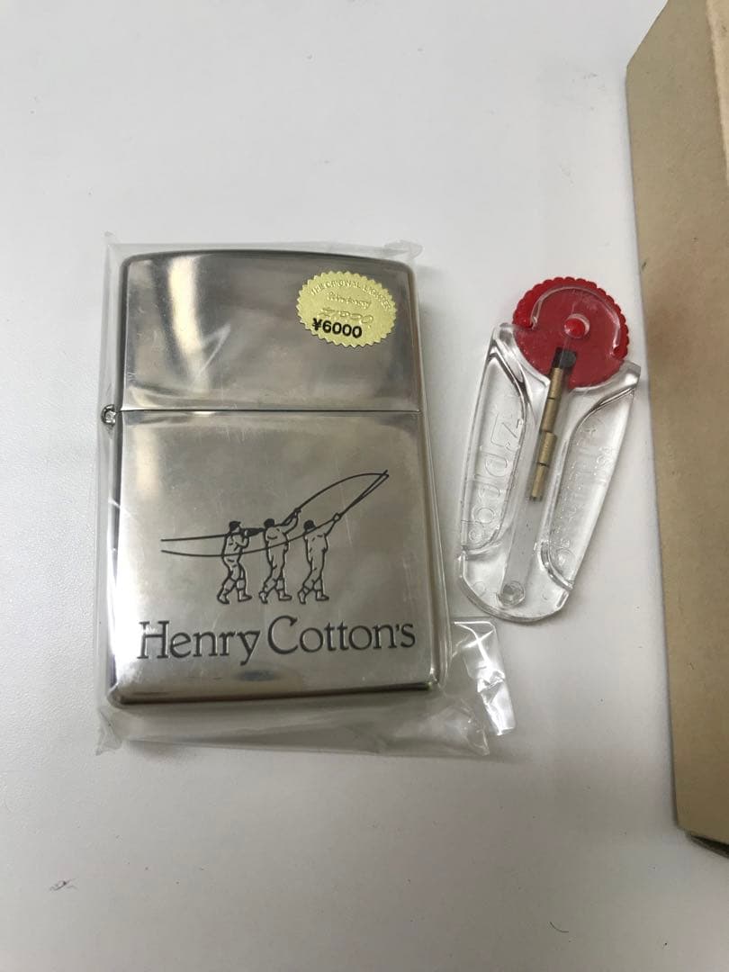 ヘンリーコットンズ　ジッポーライター　フリントストーン 発火石　T.345